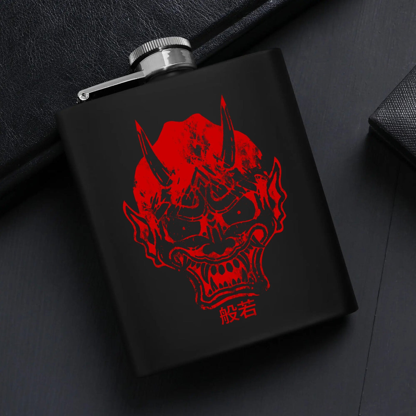 Hannya Mask Hip Flask 7oz Gift Box