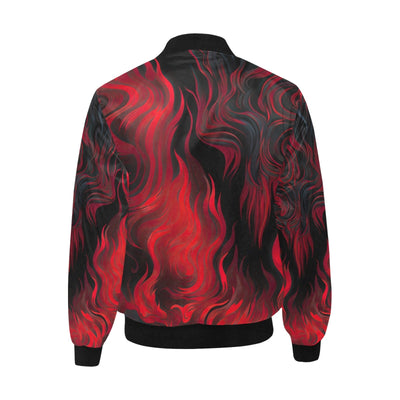 Hell Dragon Quilted Bomber Jacket