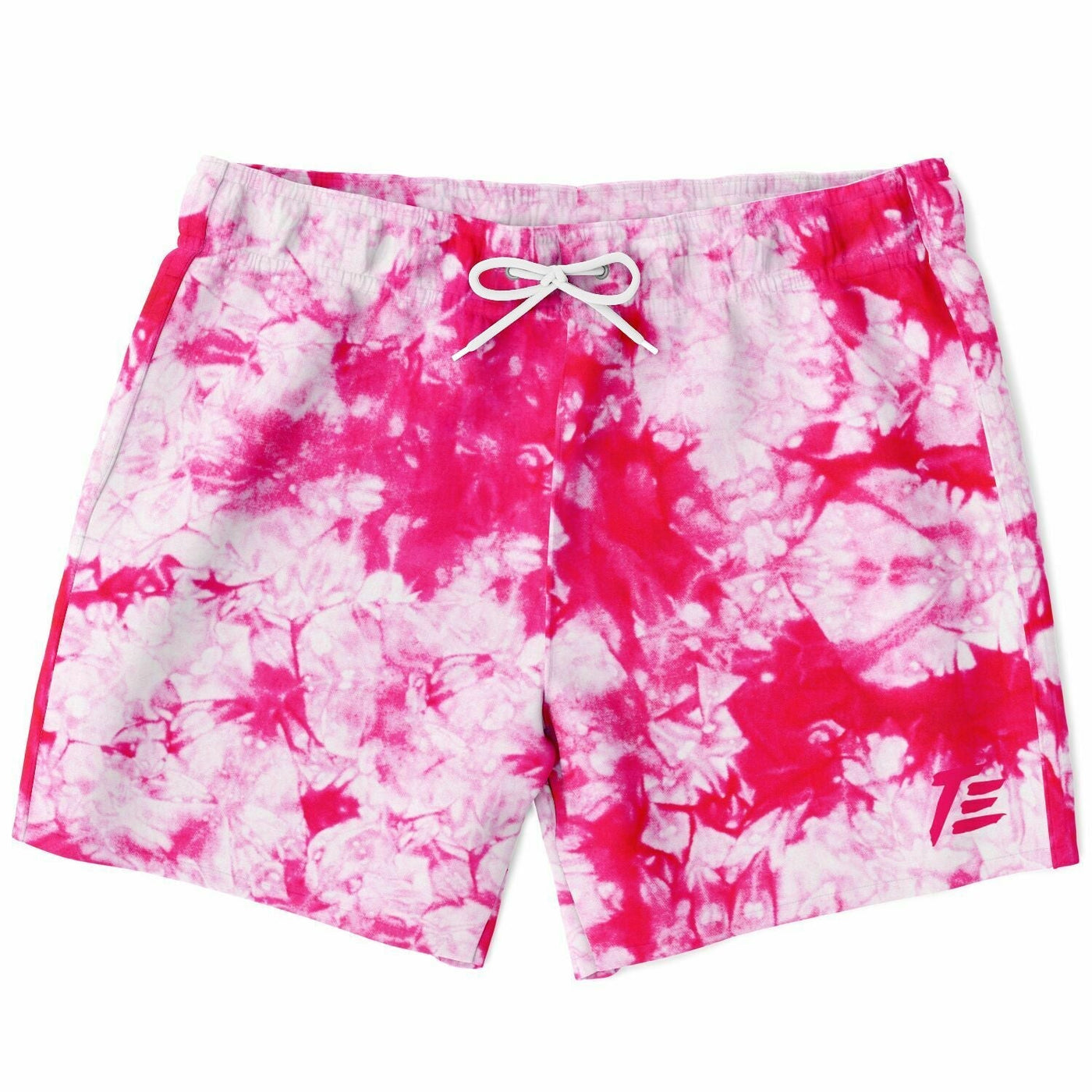 Hot Pink Tie-Dye Swim Shorts