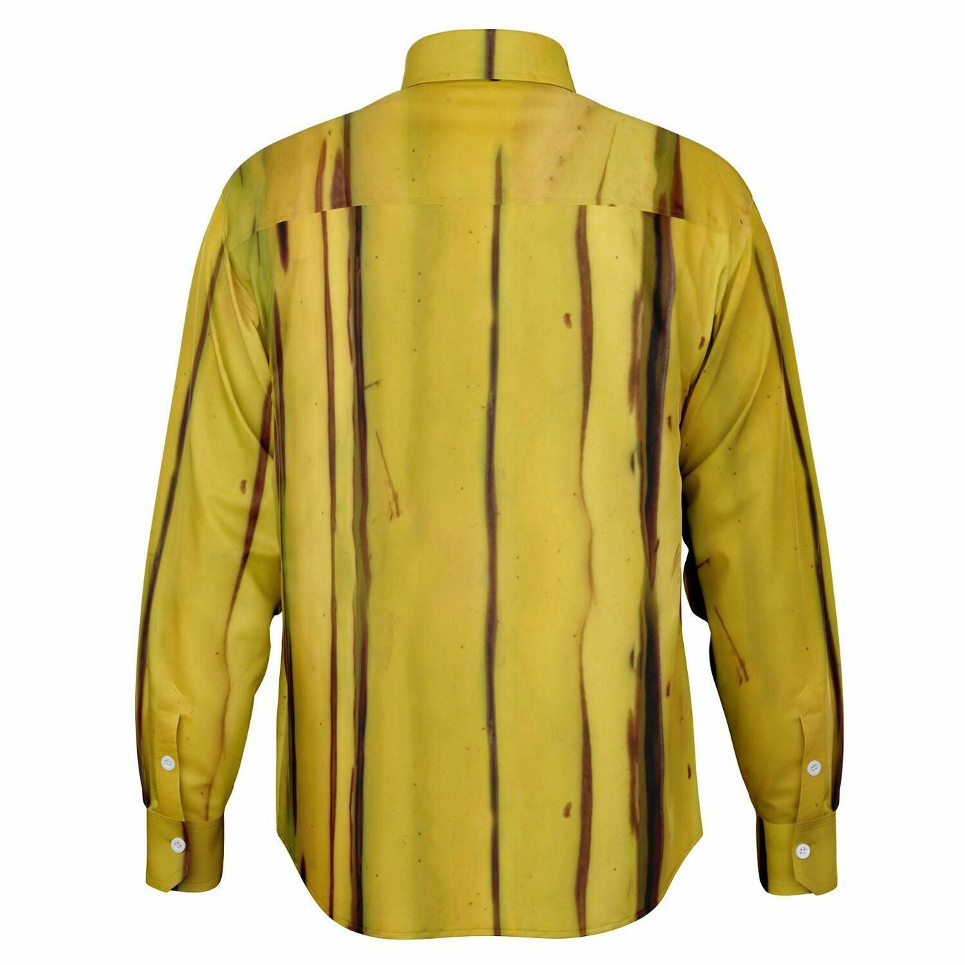 I'm Banana - Banana Peel Pattern Long Sleeve Button Down Shirt