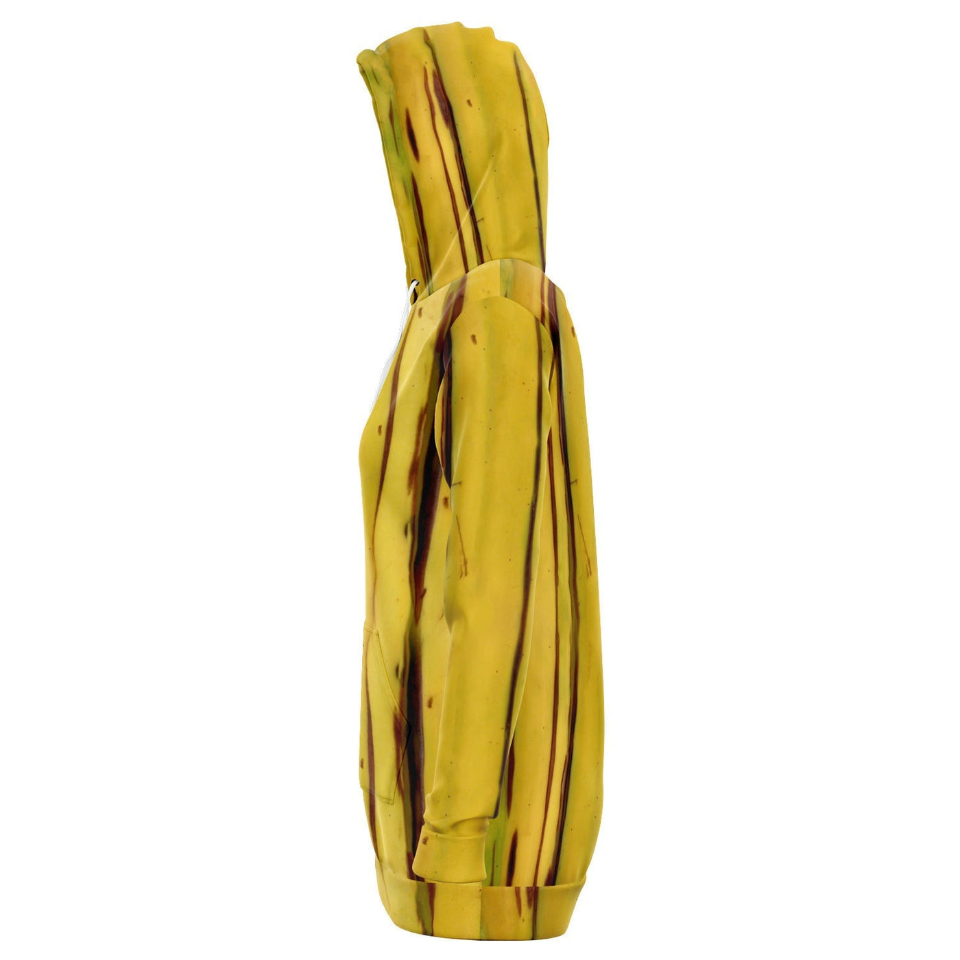 I'm Banana - Banana Peel Pattern Long hoodie Dress