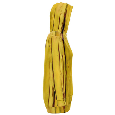 I'm Banana - Banana Peel Pattern Long hoodie Dress