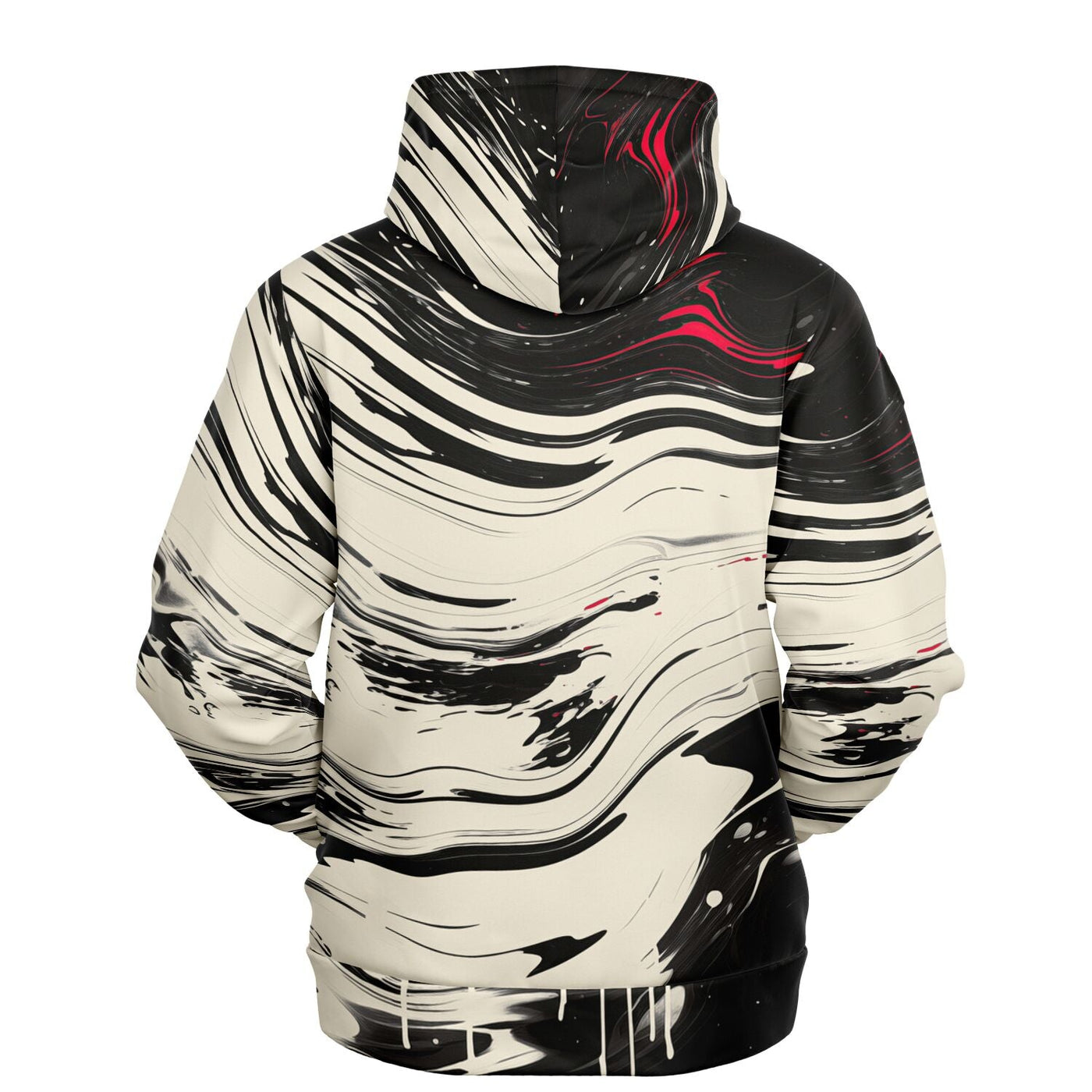 Japanese Abstract Paint Trail Fashion Hoodie