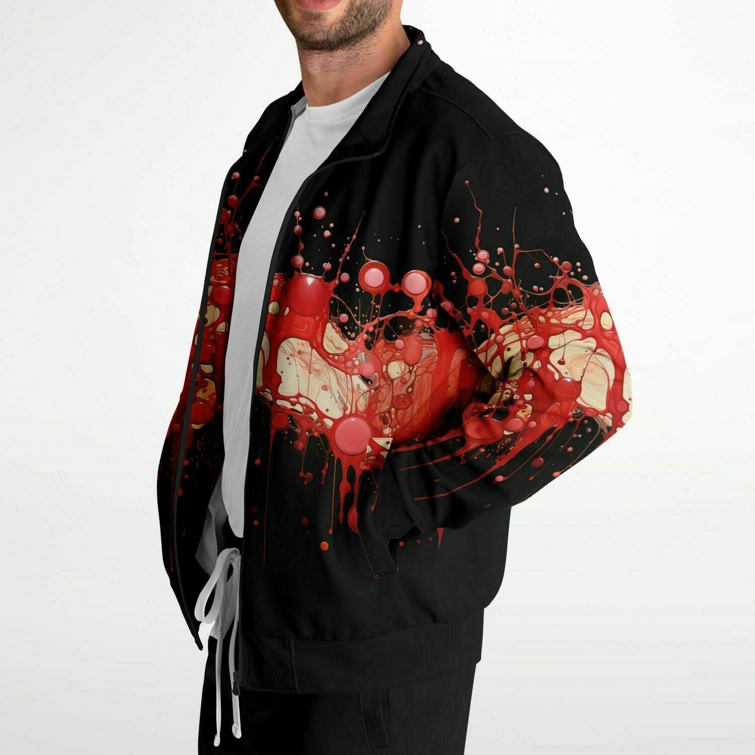 Leaky Guts Sickstem Splatter Track Jacket – TimeElements.shop