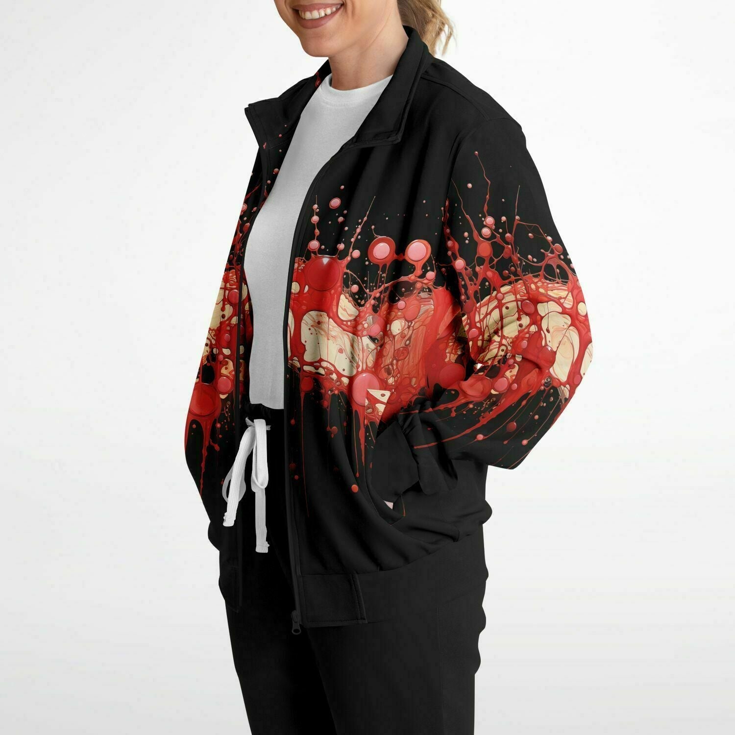 Leaky Guts Sickstem Splatter Track Jacket – TimeElements.shop