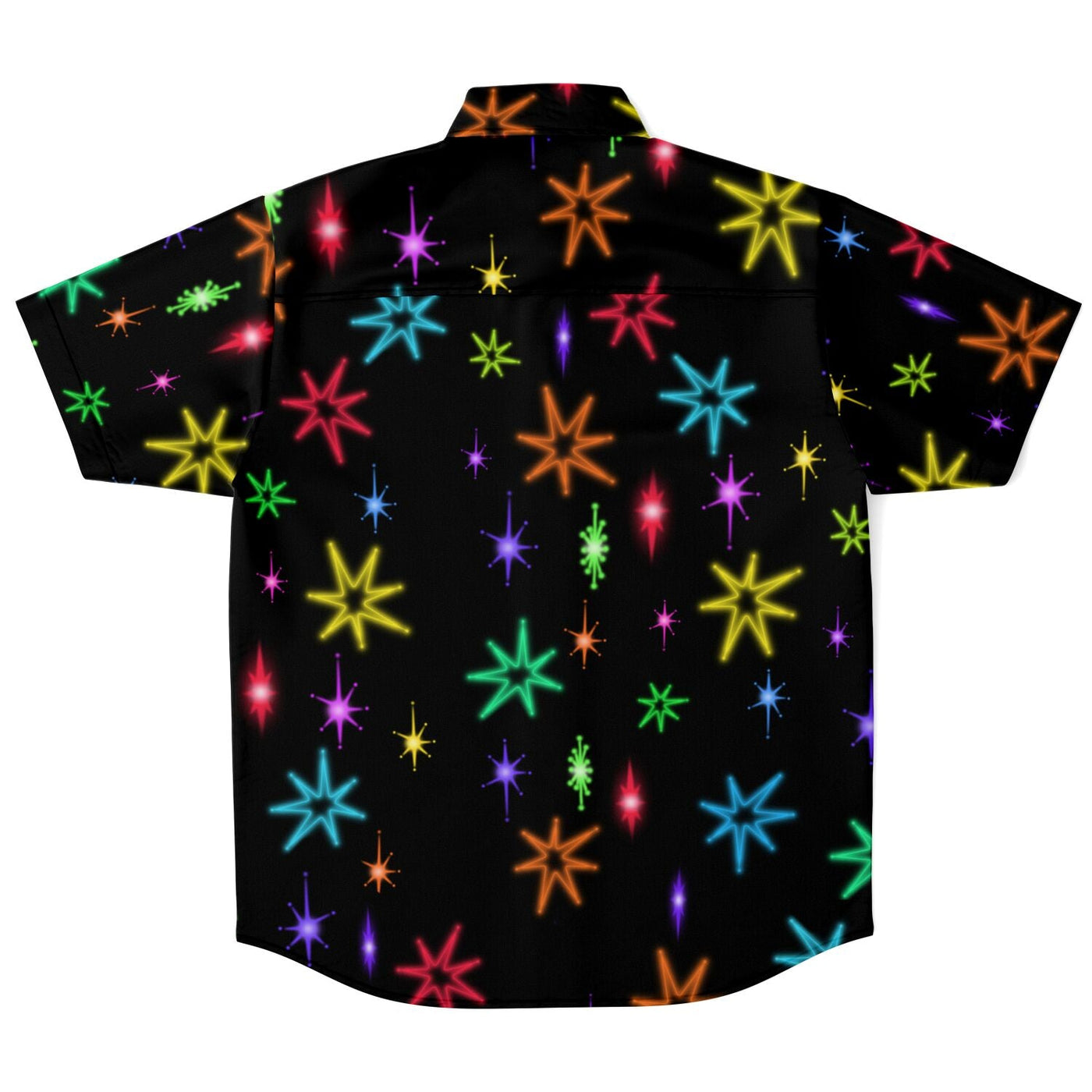 Lebowski Short Sleeves Shirt with Neon Stars
