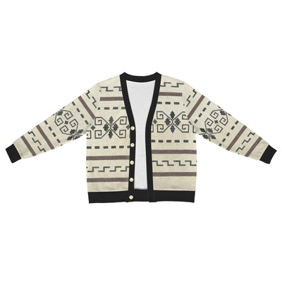 Lebowski Sweater Pattern Men's Cardigan