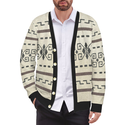 Lebowski Sweater Pattern Men's Cardigan