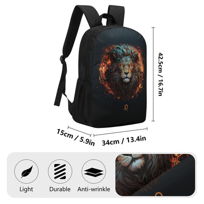 Leo Zodiac Sign 17'' Backpack