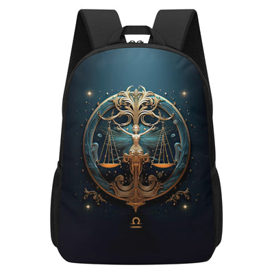 Libra Zodiac Sign 17'' Backpack