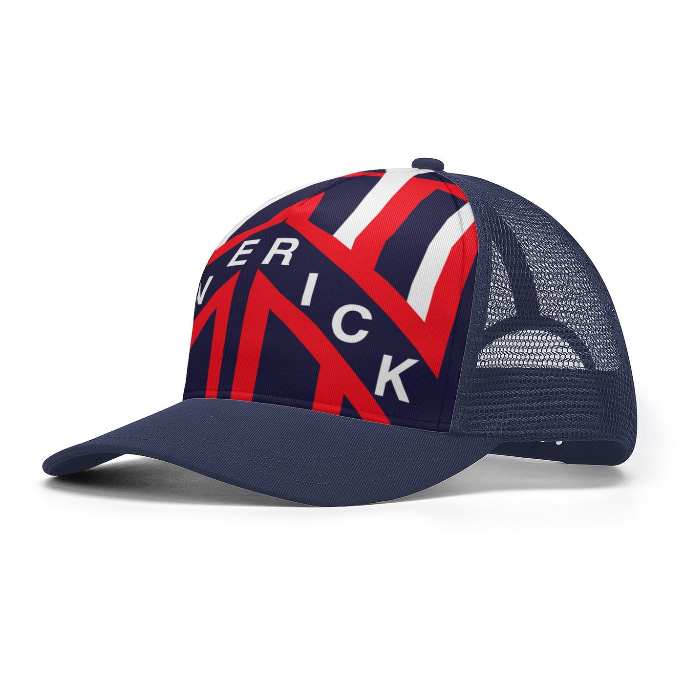 Maverick Trucker Hat with Top Gun Helmet Graphic