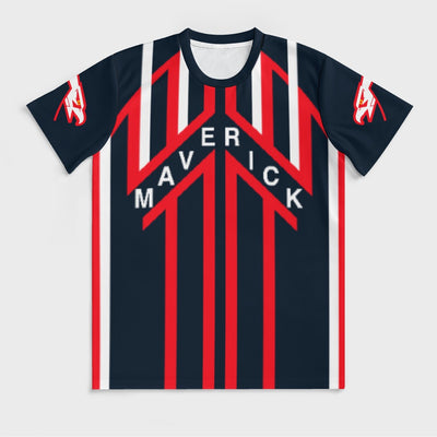 Maverick 's Helmet Graphic T-shirt Icy Silk - Top Gun inspired