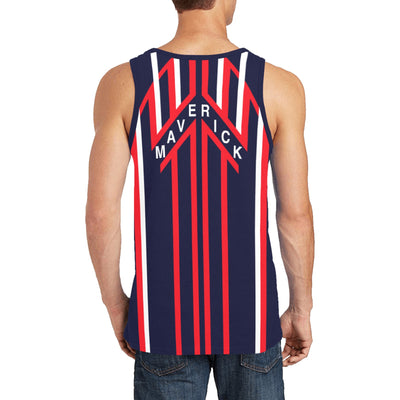 Maverick Tank Top – Top Gun Fighter Pilot Helmet Graphic back