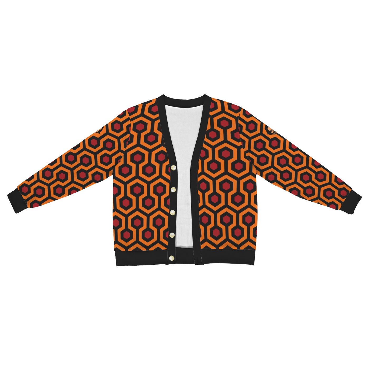 Men’s Overlook Hotel Pattern Cardigan – The Shining Inspired Fashion