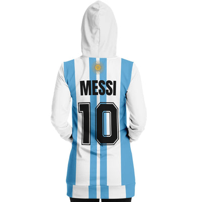 Messi Long Hoodie - Argentina soccer Jersey N. 10