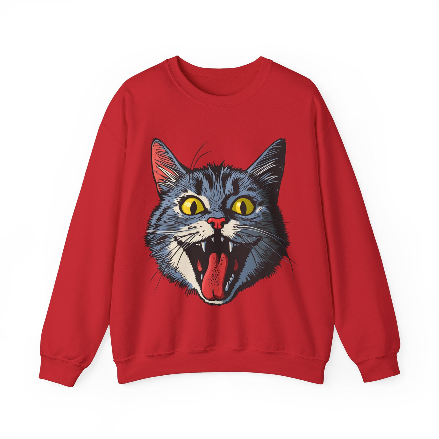 Mischievous Flirty Cat Classic Sweatshirt