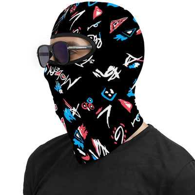 Modern erminator T-800 Graffiti Balaclava – Cyberpunk Ski Mask