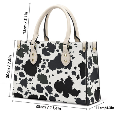Moo-licious Cow Print Luxury Tote Handbag