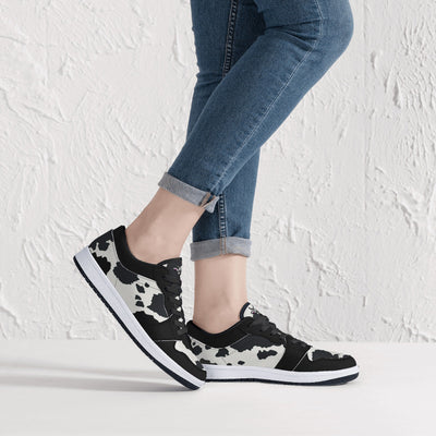 Moo-licious Cow Print Sneakers Low top