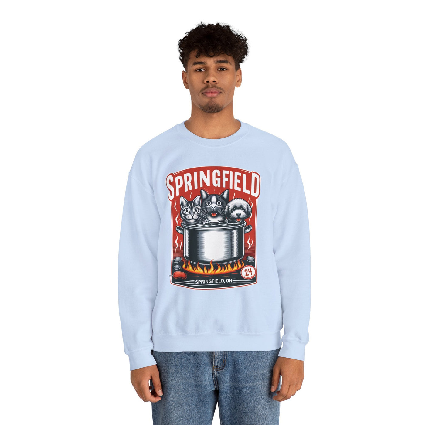 Pets of Springfield Meme Sweatshirt (Aka They Are Eating The Pets)