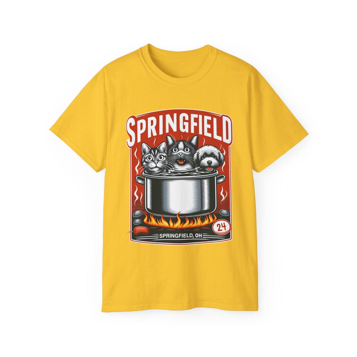 Pets of Springfield Meme T-shirt (Aka They Are Eating The Pets)