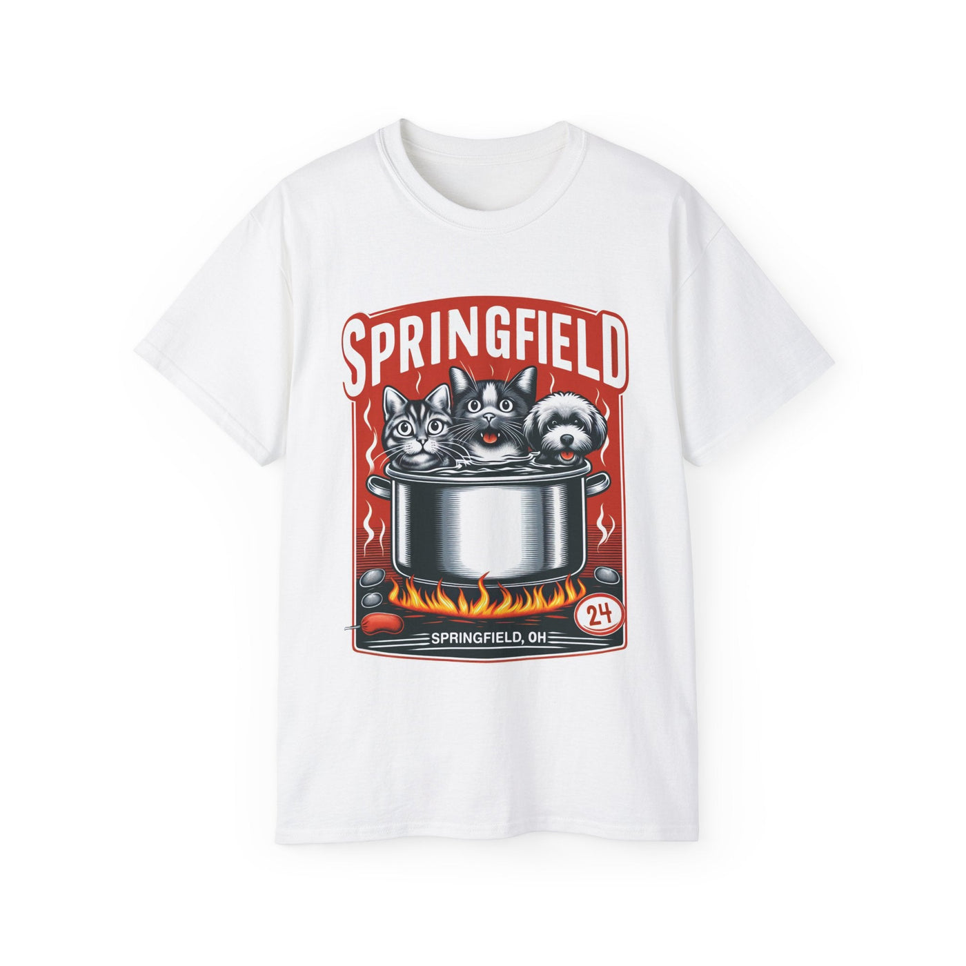 Pets of Springfield Meme T-shirt (Aka They Are Eating The Pets)