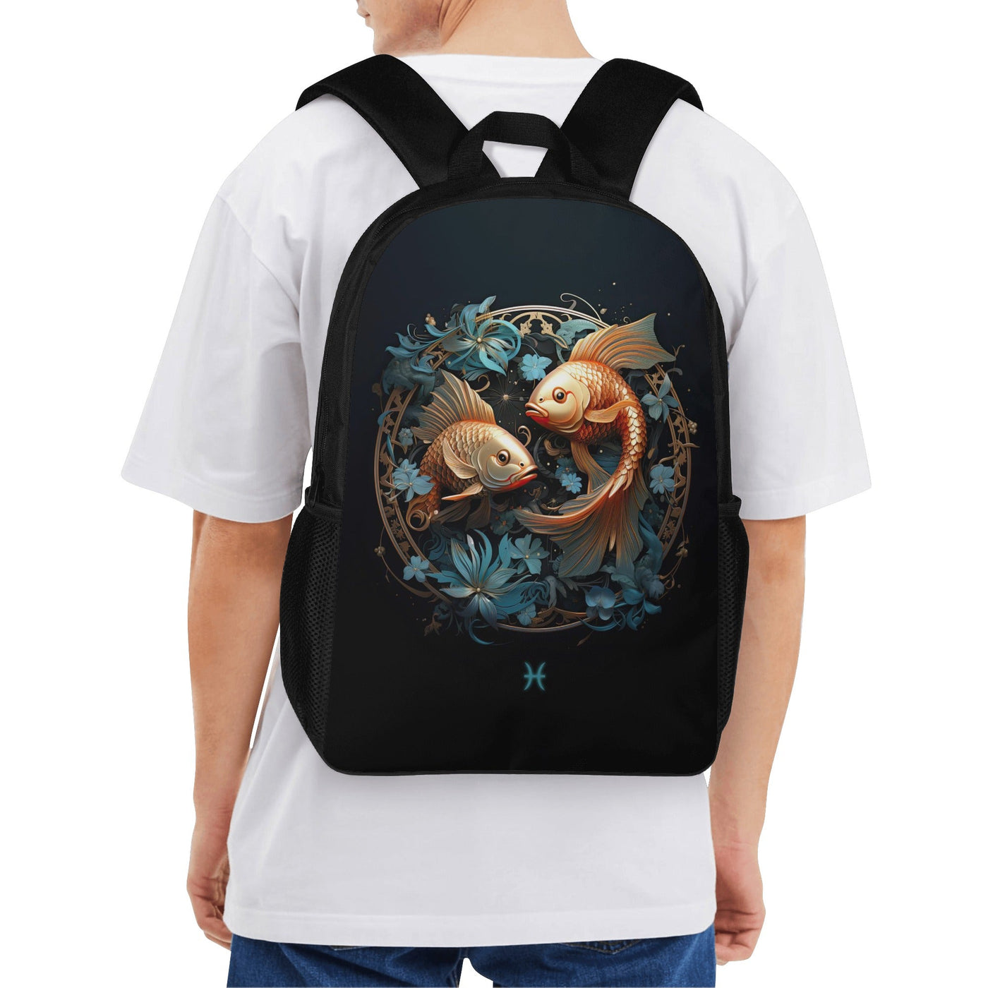 Pisces Zodiac Sign 17'' Backpack