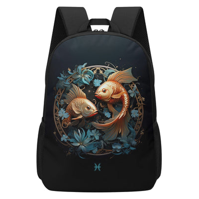 Pisces Zodiac Sign 17'' Backpack