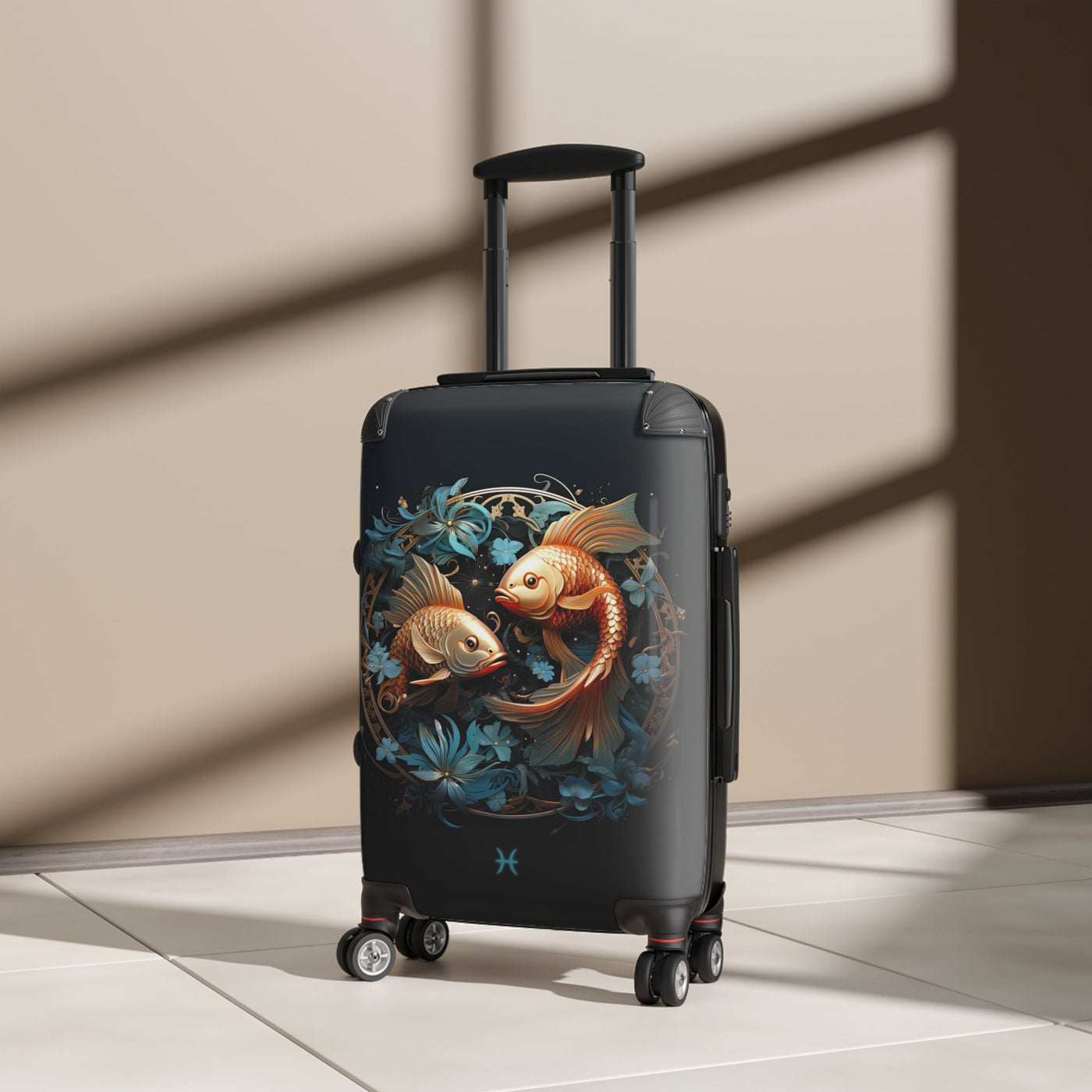 Pisces Zodiac Sign Travel Suitcase Luggage