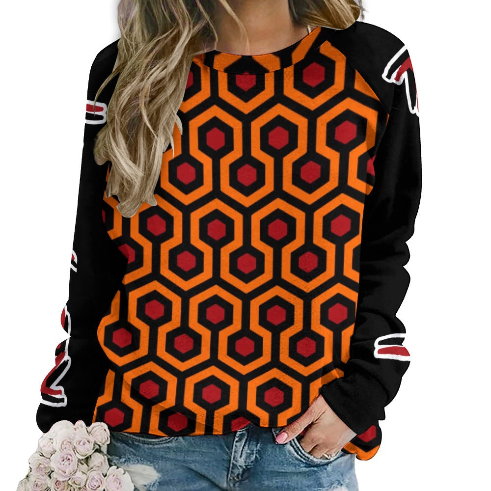 Redrum 237 The Shining Street style Raglan Sweatshirt