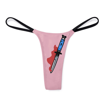 Retro Switchblade Knife Sexy Thong