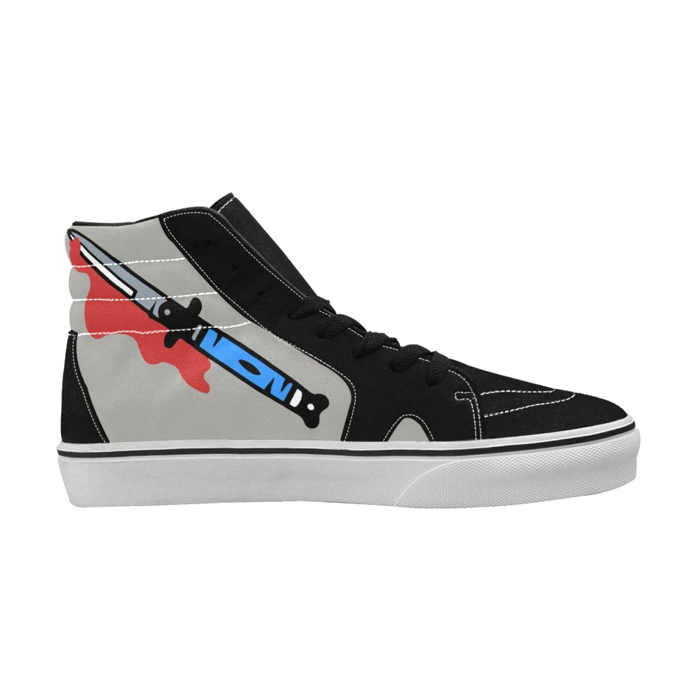 Retro Switchblade knife High Top Sk8 Sneakers