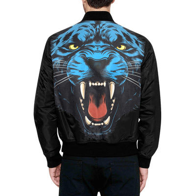 Roaring Panther Quilted Bomber Jacket