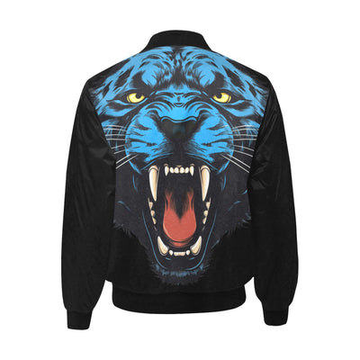 Roaring Panther Quilted Bomber Jacket