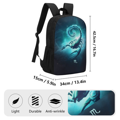 Scorpio Zodiac Sign 17'' Backpack