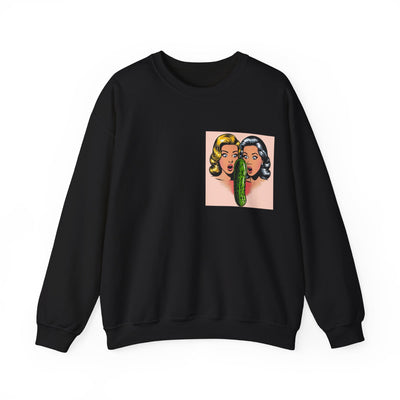 Shocking Cucumber Sweatshirt – Retro Pop Art Design for Bold Style