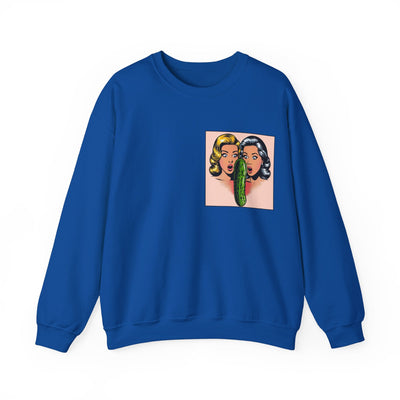 Shocking Cucumber Sweatshirt – Retro Pop Art Design for Bold Style