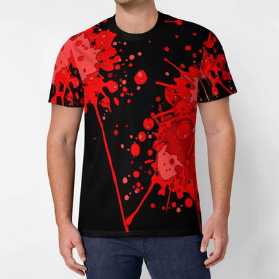 Sickstem Cartoonish Red Splatter T-Shirt icy Silk