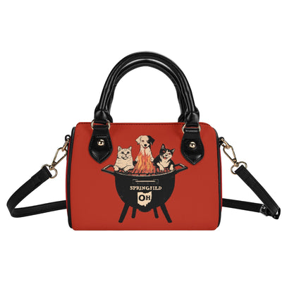 Springfields BBQ Meme Sweatshirt (AKA They’re Eating the Pets) – Mini Boston Satchel Handbag