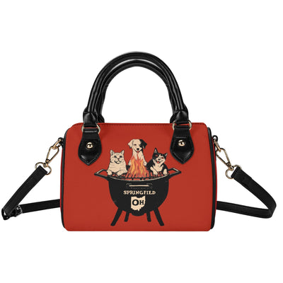 Springfields BBQ Meme Sweatshirt (AKA They’re Eating the Pets) – Mini Boston Satchel Handbag