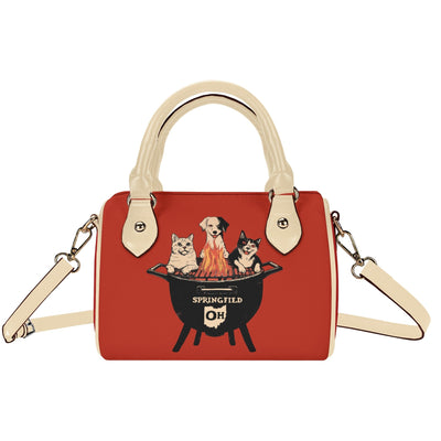 Springfields BBQ Meme Sweatshirt (AKA They’re Eating the Pets) – Mini Boston Satchel Handbag