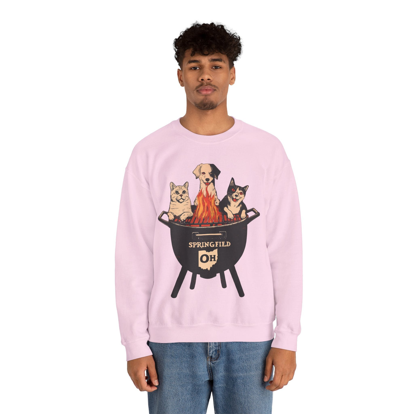 Springfield's BBQ Meme Sweatshirt (Aka They Are Eating The Pets)