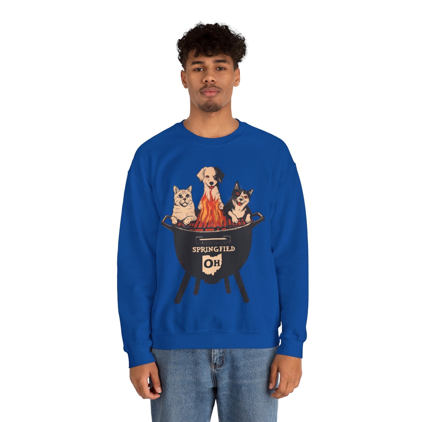 Springfield's BBQ Meme Sweatshirt (Aka They Are Eating The Pets)