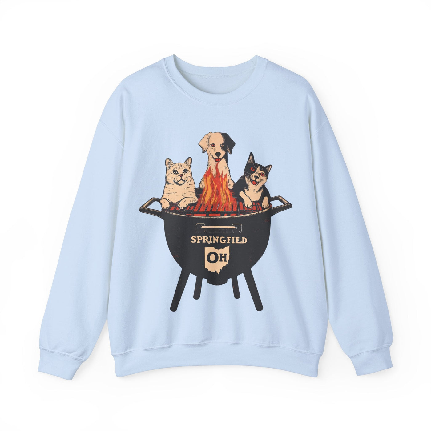 Springfield's BBQ Meme Sweatshirt (Aka They Are Eating The Pets)