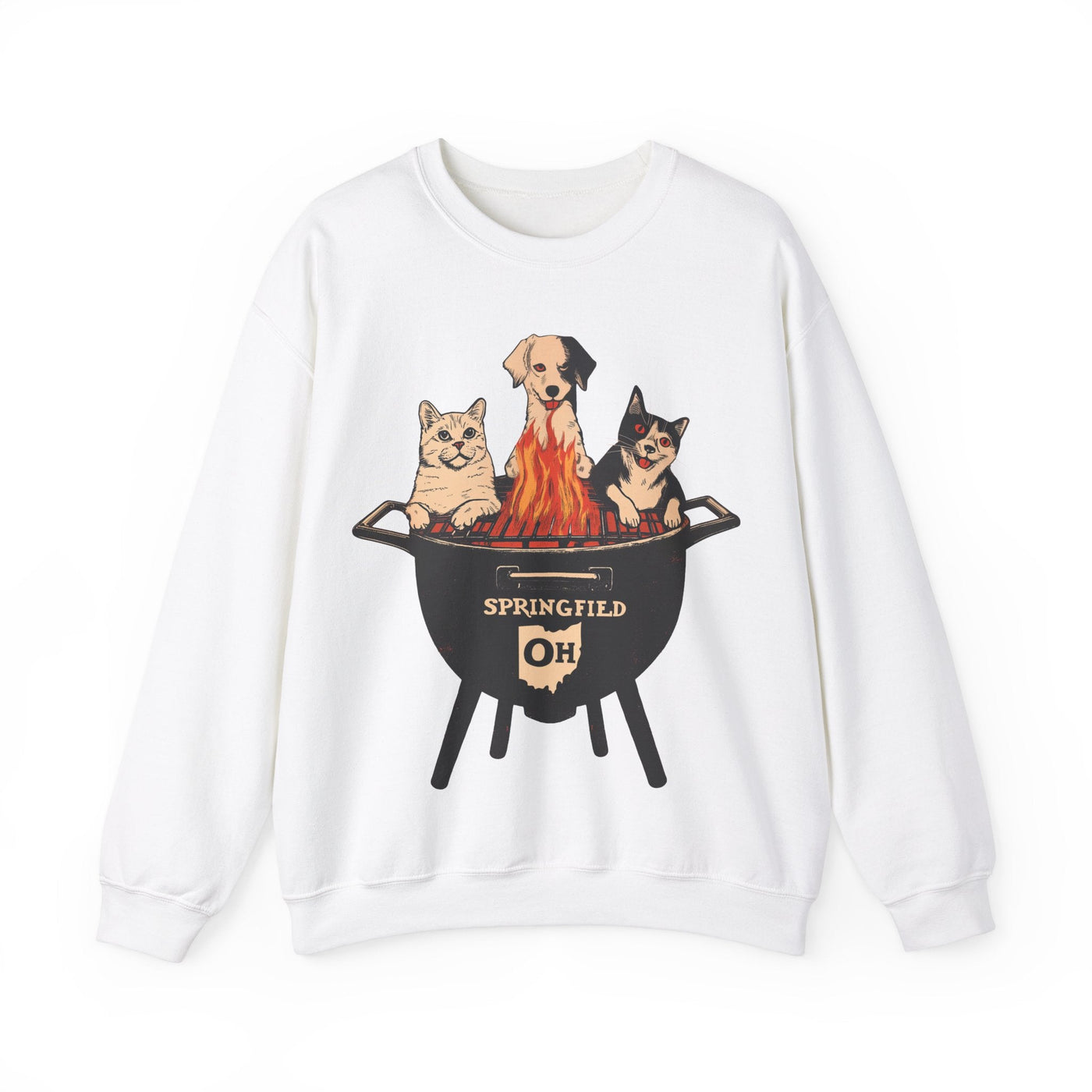 Springfield's BBQ Meme Sweatshirt (Aka They Are Eating The Pets)