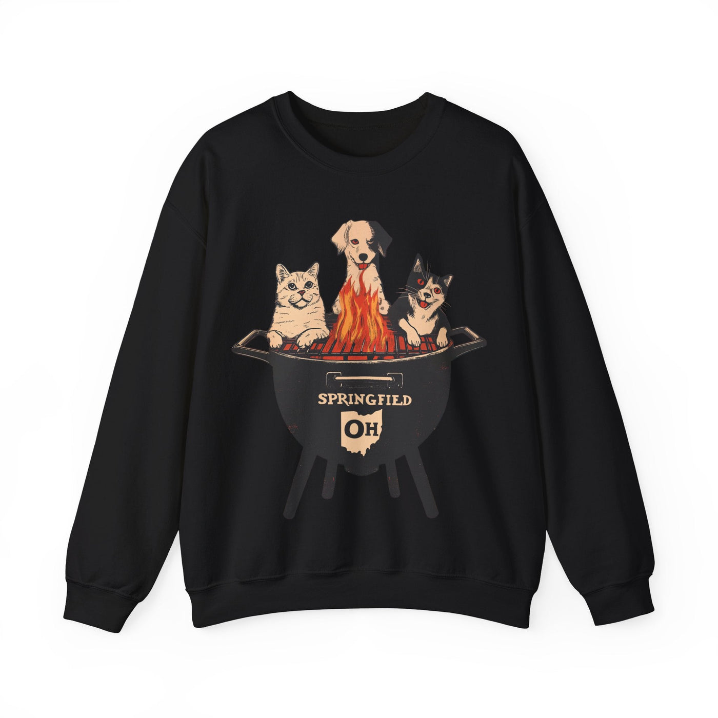 Springfield's BBQ Meme Sweatshirt (Aka They Are Eating The Pets)