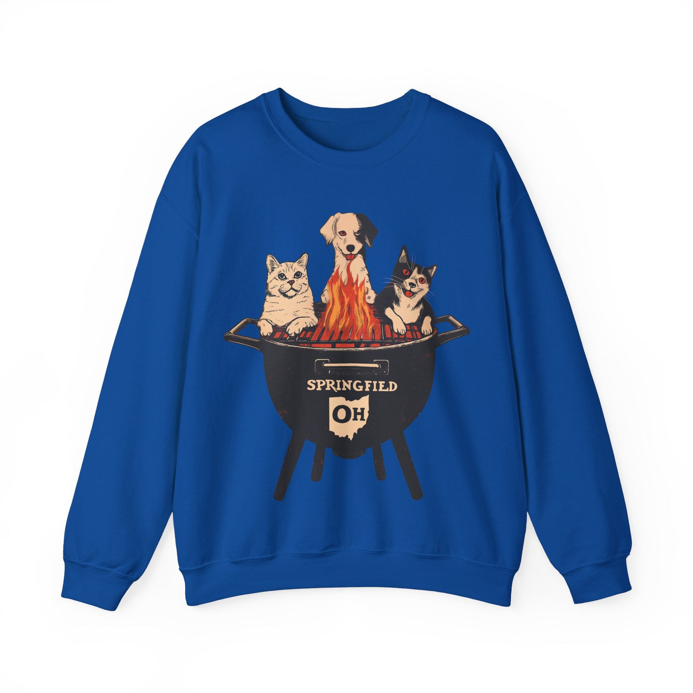 Springfield's BBQ Meme Sweatshirt (Aka They Are Eating The Pets)