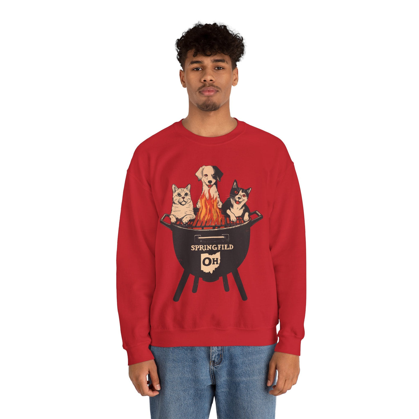 Springfield's BBQ Meme Sweatshirt (Aka They Are Eating The Pets)