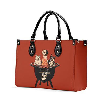 Springfields BBQ Meme Sweatshirt (Aka They Are Eating The Pets) Tote Luxury Handbag