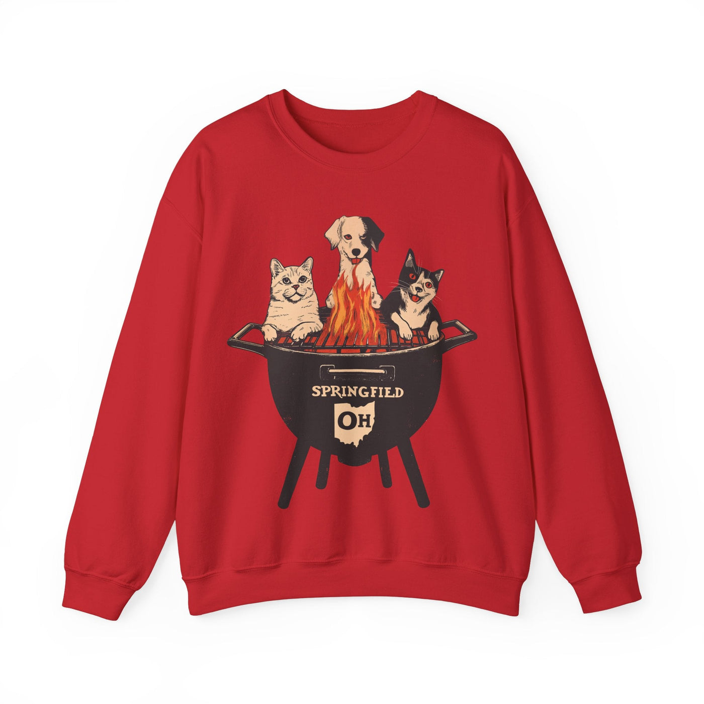 Springfield's BBQ Meme Sweatshirt (Aka They Are Eating The Pets)